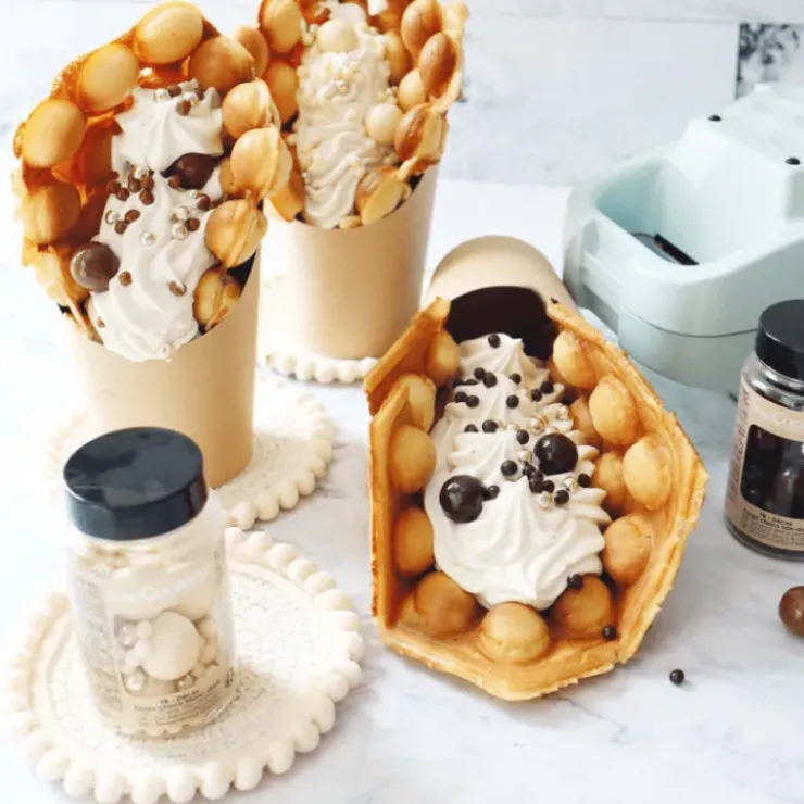 SCRAPCOOKING Pot de Décors en Perles Or et Chocolat Blanc 50 g Sale