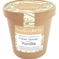 SCRAPCOOKING Pot de Préparation pour Glace Vanille 145 g Online