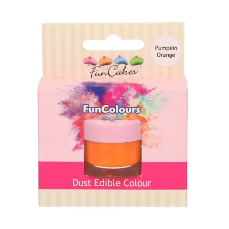 FUNCAKES Poudre comestible Orange citrouille 1,5 g Clearance