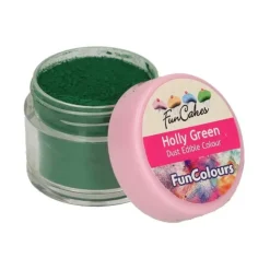 FUNCAKES Poudre comestible Vert houx 1,2 g Discount