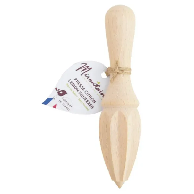 MIRONTAINE Presse Citron Manuel Bois 16 cm Best