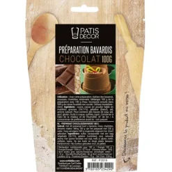 PATISDECOR Préparation Bavarois Gel Chocolat 100 g Patisdécor Best