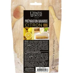 PATISDECOR Préparation Bavarois Gel Citron 100 g Patisdécor Discount