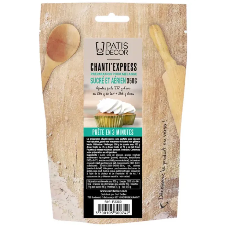 PATISDECOR Préparation Chanti’Express 350 g Patisdécor Best