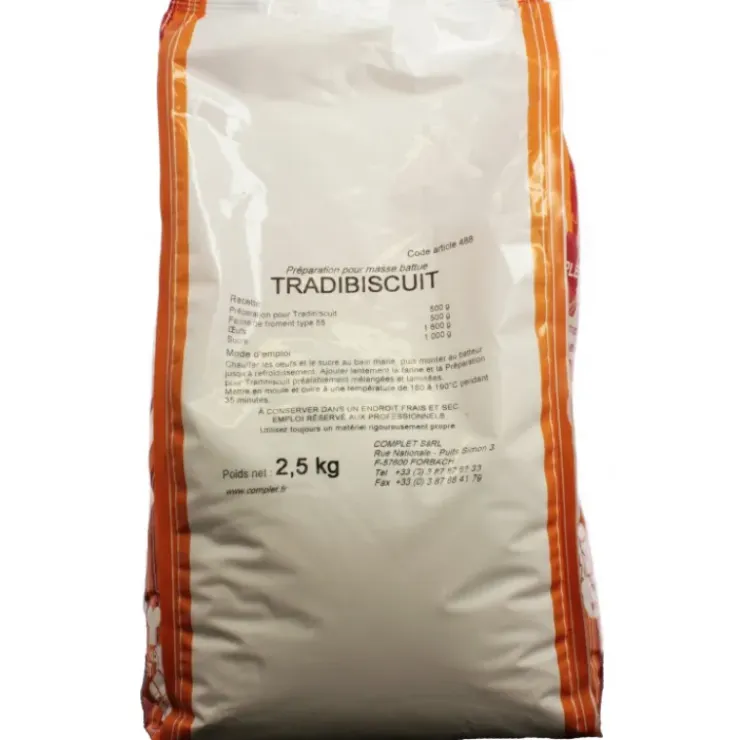 KOMPLET Préparation pour biscuits traditionnelles TRADIBISCUIT 2.5Kg Clearance