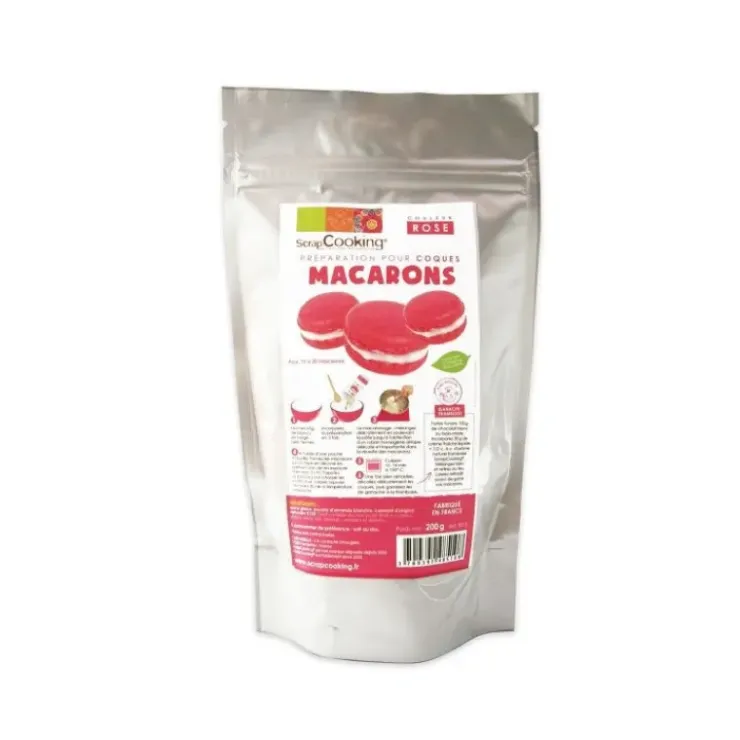 SCRAPCOOKING Préparation pour Coques à macarons natures Outlet