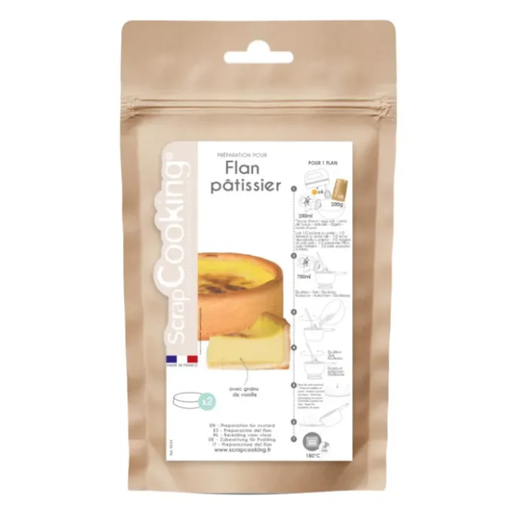 SCRAPCOOKING Préparation pour Flan Pâtissier 400 g Outlet