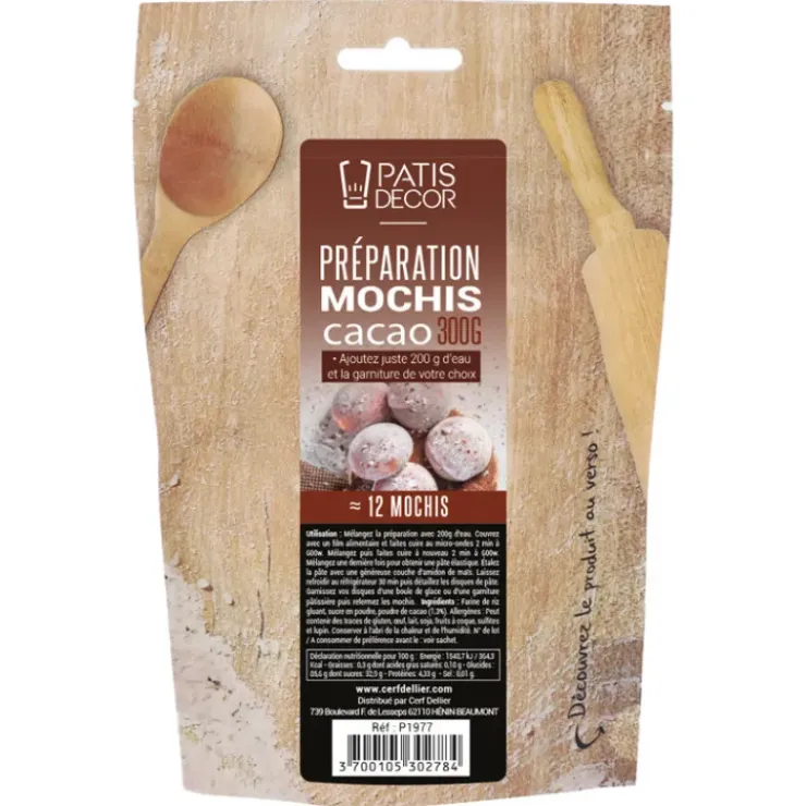 PATISDECOR Préparation Pour Mochis Cacao 300 g Patisdécor New