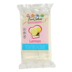 FUNCAKES Pâte à Sucre Blanche goût Citron 250g Online