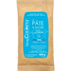 SCRAPCOOKING Pâte à Sucre Bleu Spéciale Couverture 400g Clearance