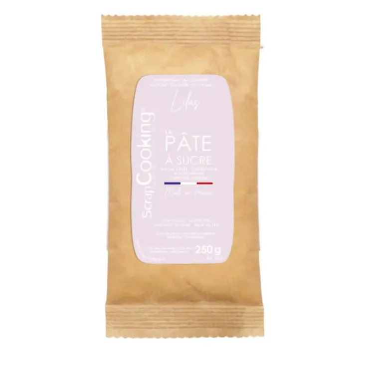SCRAPCOOKING Pâte à Sucre Lilas Colorant Naturel 250 g Discount
