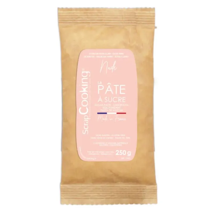 SCRAPCOOKING Pâte à Sucre Nude Rose Colorant Naturel 250 g Sale