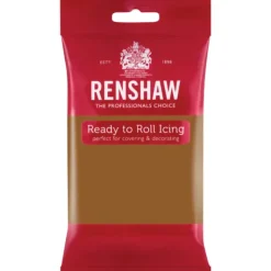RENSHAW Pâte à Sucre Pro Marron 250g Hot