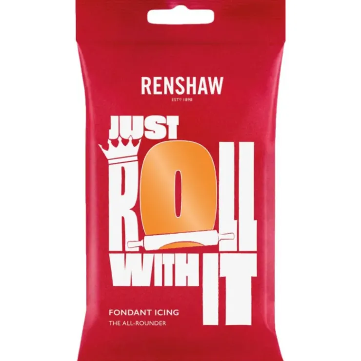 RENSHAW Pâte à Sucre Pro Orange 250g New