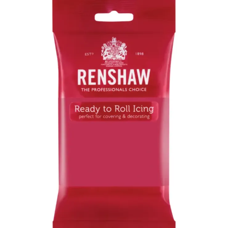 RENSHAW Pâte à Sucre Pro Rose Fuchsia 250g Hot