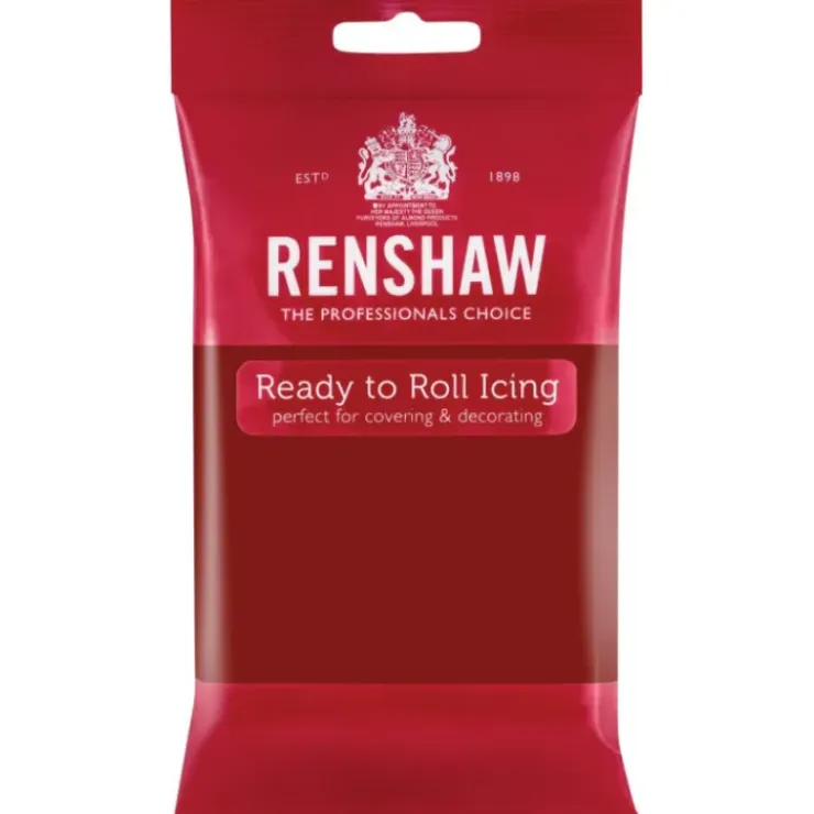 RENSHAW Pâte à Sucre Pro Ruby Red 250g Outlet