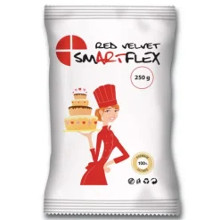 SMARTFLEX Pâte à Sucre Rouge Red Velvet 250g Discount