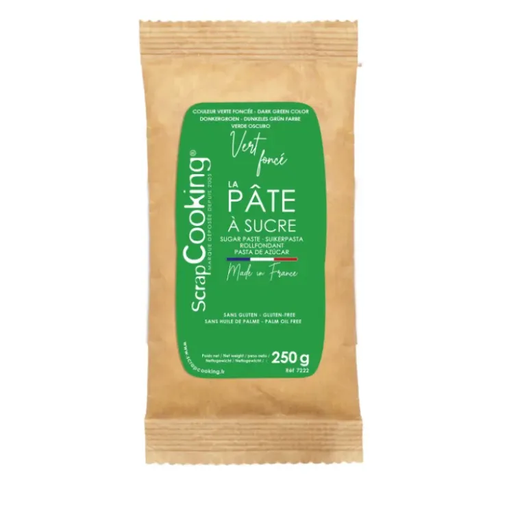 SCRAPCOOKING Pâte à Sucre Vert Foncé 250 g Outlet