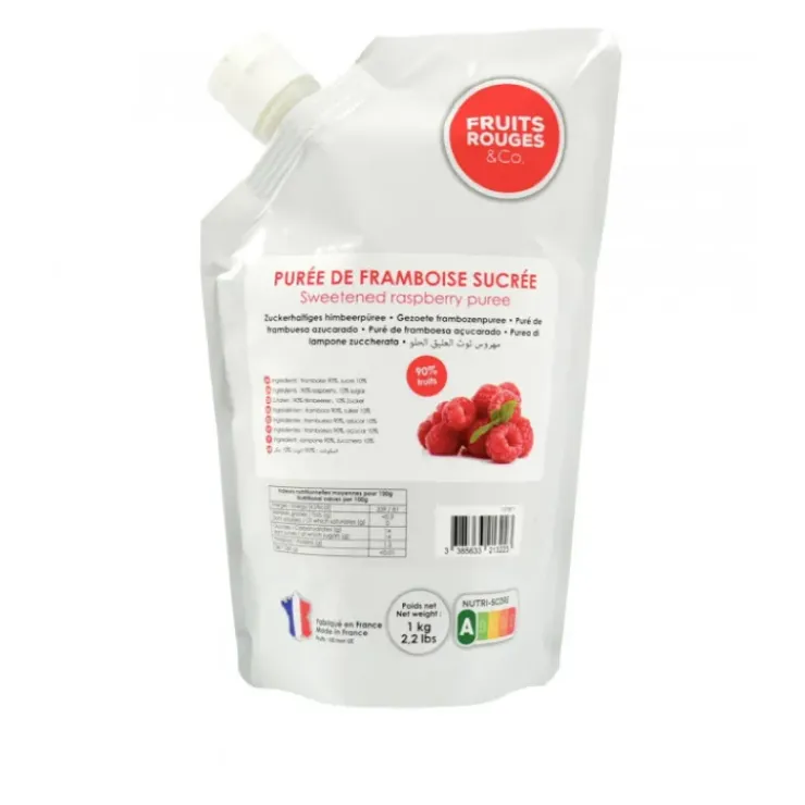 FRUITS ROUGES & CO Purée de Framboise 1kg Clearance