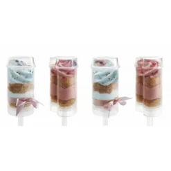 IBILI Push up Cakes Ø 5 cm x H 9,5 cm (x4) New