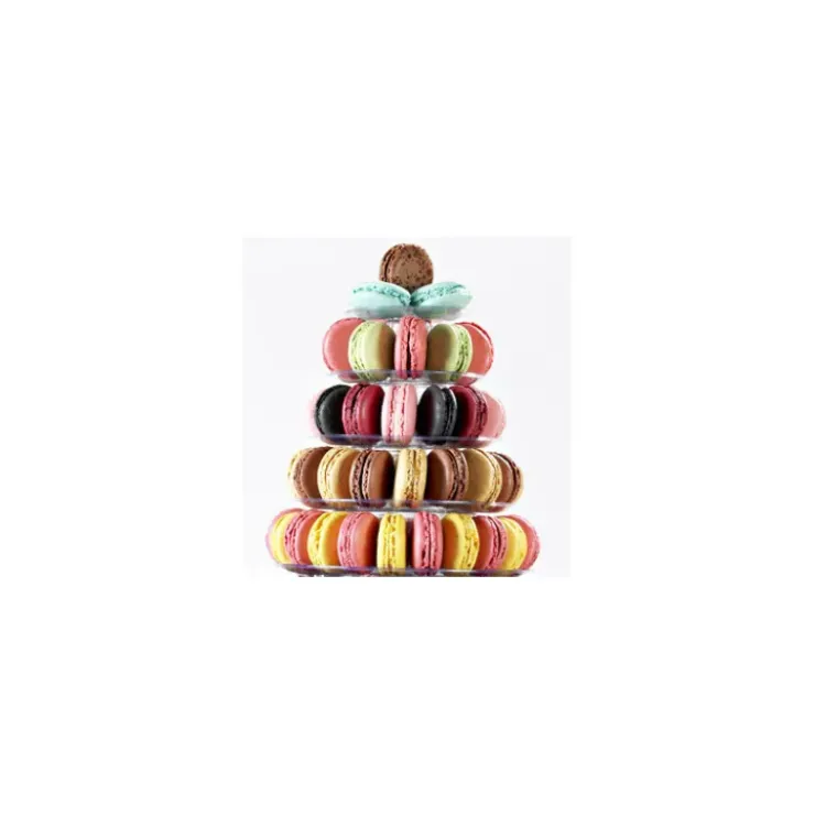 MALLARD FERRIERE Pyramide à Macaron verticale 10 plateaux amovibles Clearance