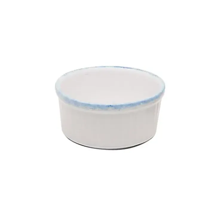 DIGOIN - SARREGUEMINES Ramequin 10 cm Porcelaine Blanche granitée New
