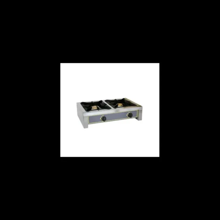 ROLLER GRILL Réchaud Traiteur à Gaz 2 Feux 12 kW Clearance