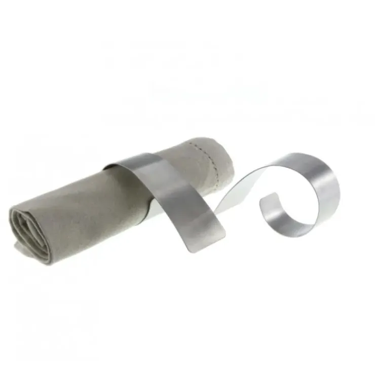 LEBRUN Rond de serviette inox Arabesque diamètre 4cm par (x4) Best