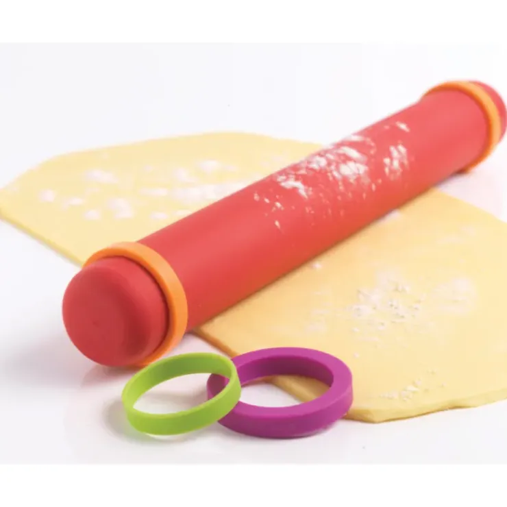 MASTRAD Rouleau à Pâtisserie ajustable rouge 41 cm New
