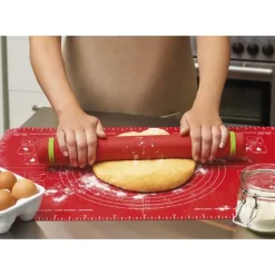 MASTRAD Rouleau à Pâtisserie ajustable rouge 41 cm New