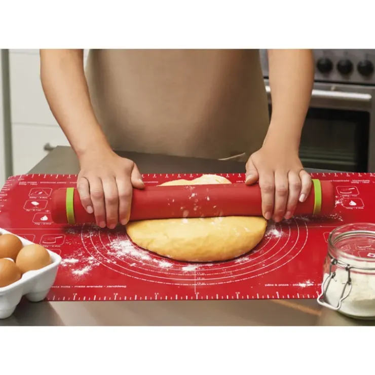 MASTRAD Rouleau à Pâtisserie ajustable rouge 41 cm New