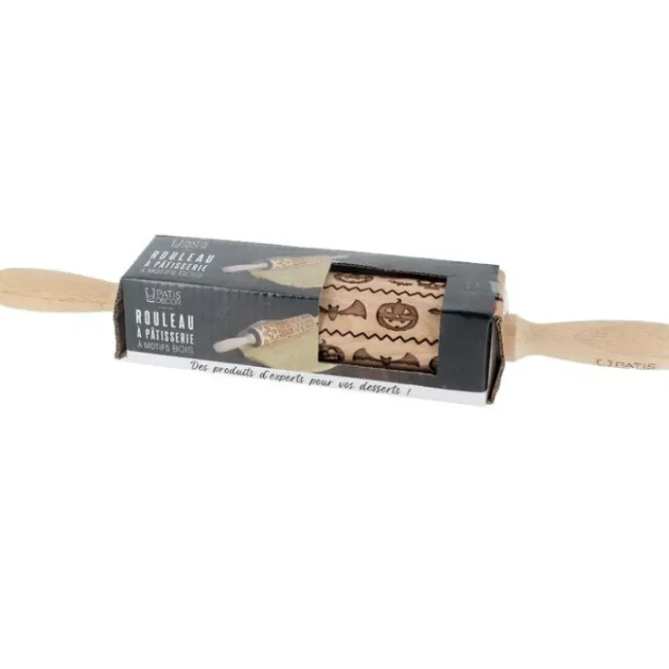 PATISDECOR Rouleau à Pâtisserie Empreinte Citrouille 35 cm Patisdécor Online