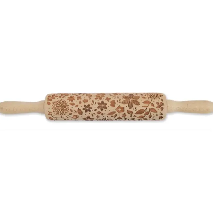 SCRAPCOOKING Rouleau à Pâtisserie Motifs Nature 39 cm Clearance