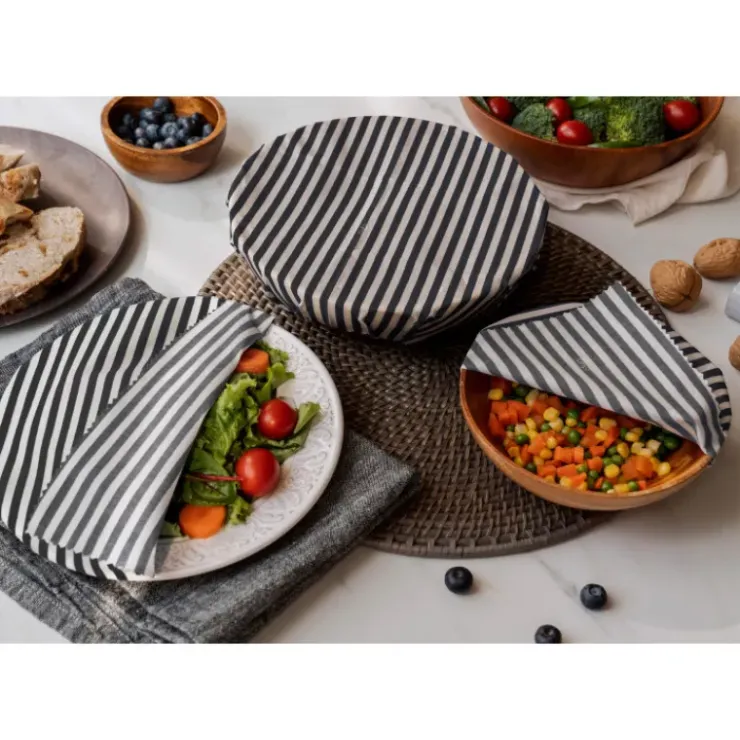 NUTS Rouleau Emballage Alimentaire Cire Abeille Noir 90 x 30,5 cm Outlet
