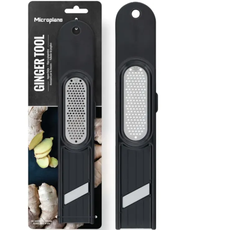 MICROPLANE Râpe à Gingembre 3 en 1 Specialty Noir Discount