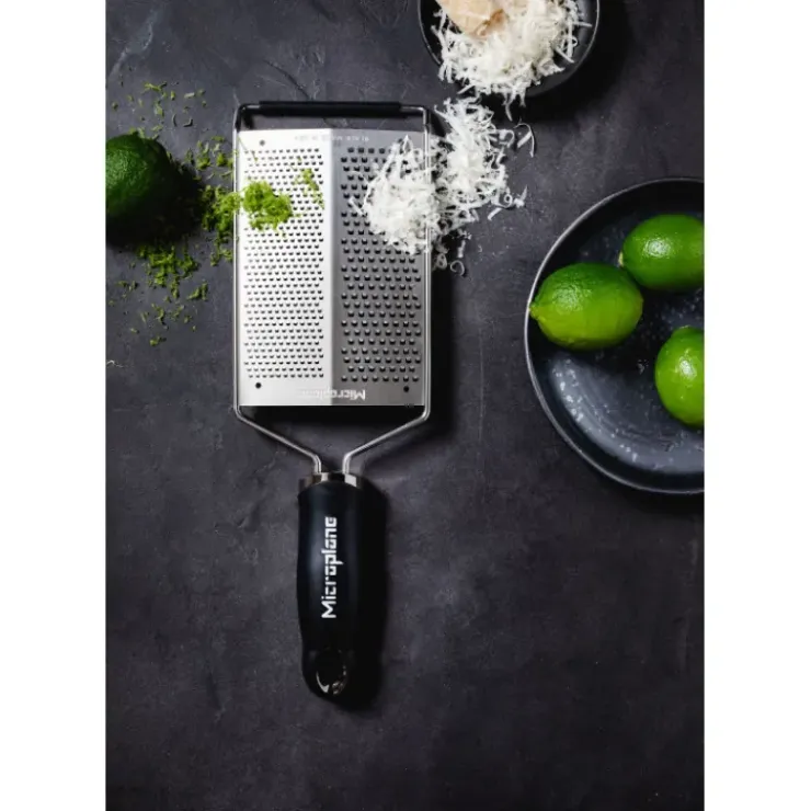 MICROPLANE Râpe Double Lame Fine et Gros Grains Gourmet New