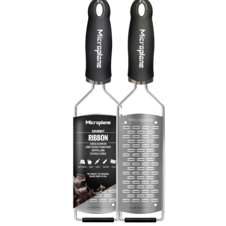 MICROPLANE Râpe Double Tranchant Gourmet Noir Best