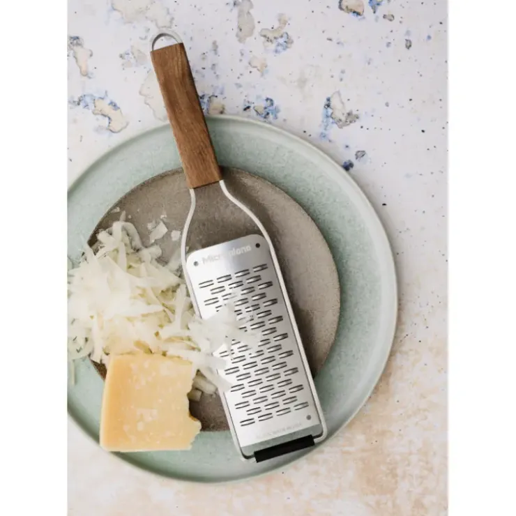 MICROPLANE Râpe Double Tranchant Master Manche en Bois Clearance