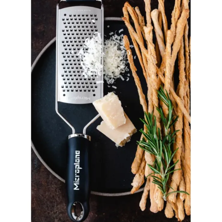 MICROPLANE Râpe Gros Grains Gourmet Noir Discount