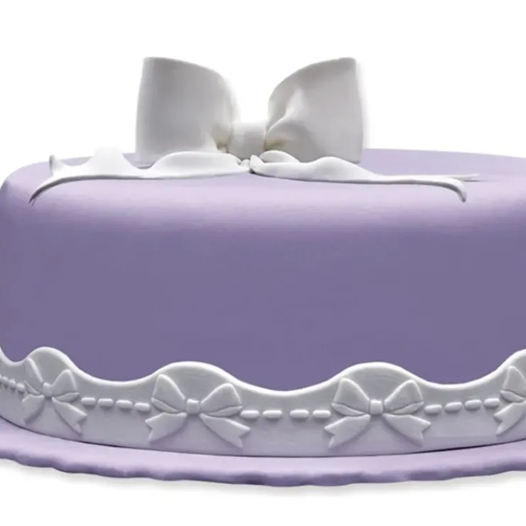 PATISDECOR Ruban Pate à Sucre Nœuds 1,25 m x H 3 cm (x2) Patisdécor Discount