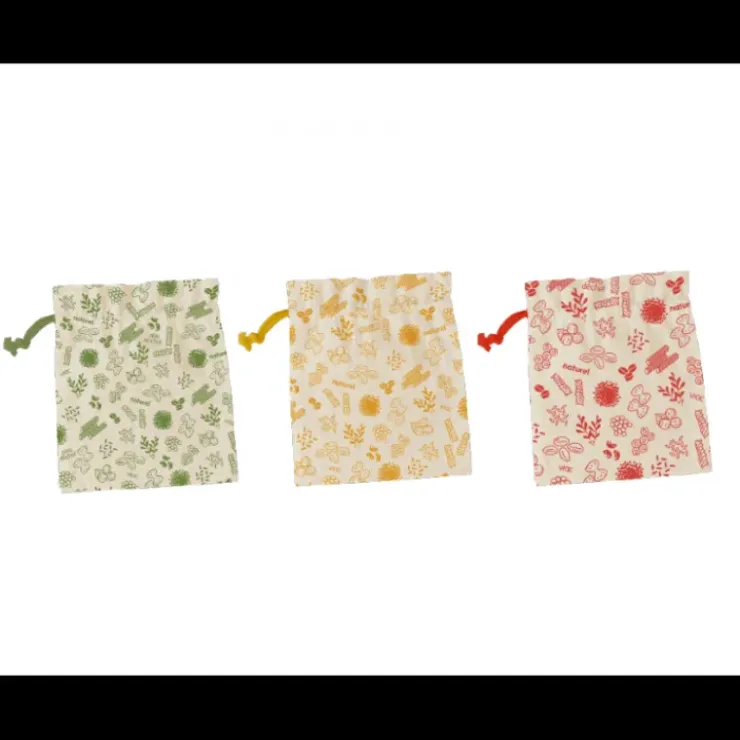 PEBBLY Sac à Vrac Coton Bio (x3) Outlet