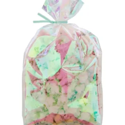 WILTON Sachet Bonbon Irisé Flocon de Neige 11 x 23,5 cm avec Attaches Sachet (x10) Hot