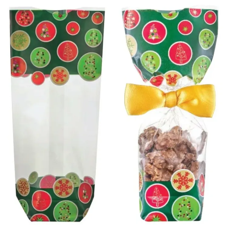 CUISINEADDICT Sachet Confiserie Sapins de Noël 10x22cm (x100) Sale