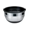 BAUMALU Saladier Inox avec Couvercle Ø 24 cm Best