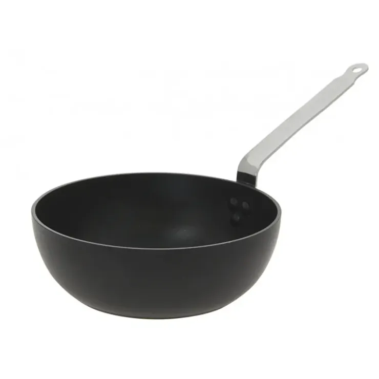 DE BUYER Sauteuse Bombée Anti Adhésive Ø 24 cm Choc Intense