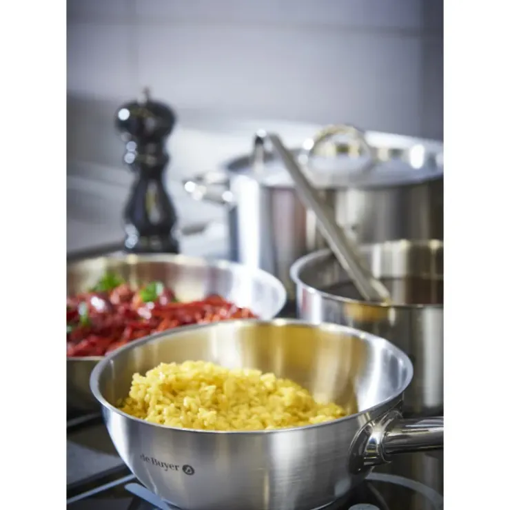 DE BUYER Sauteuse Bombée Inox Ø20cm Prim'Appety New