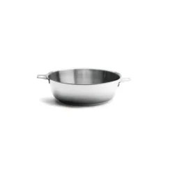 DE BUYER Sauteuse bombée tout Inox sans Queue Ø 24 cm Twisty