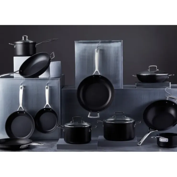 LE CREUSET Sauteuse Bord Droit 28 cm Antiadhérente Les Forgées Outlet
