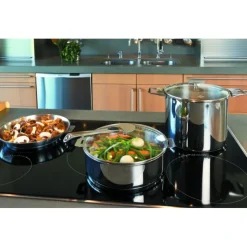 CRISTEL Sauteuse Casteline Ø 24 cm Manche Amovible Anti-Adhésive Inox Best