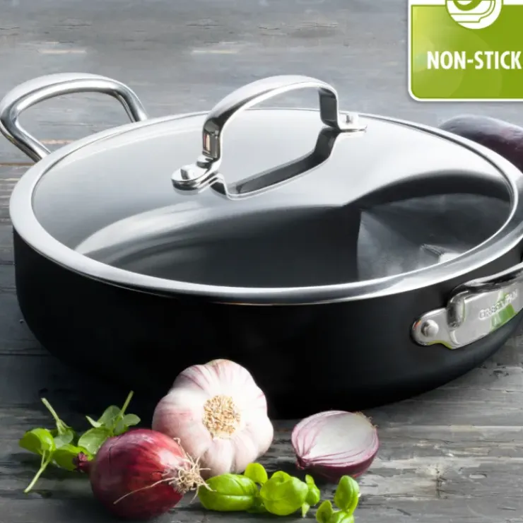 GREENPAN Sauteuse en Céramique 30 cm et son couvercle, collection BARCELONA PRO ™ Outlet